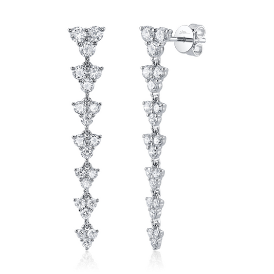 1.82Ct 14K W/G Diamond Earring