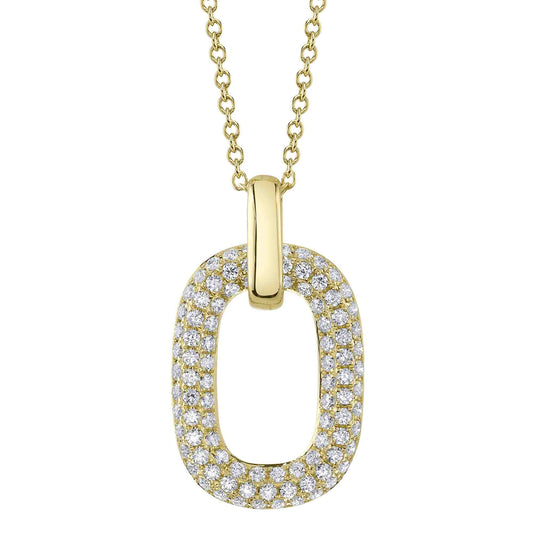 1.10Ct 14K Y/G Diamond Necklace