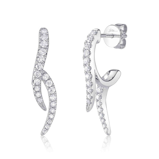0.44Ct 14K W/G Diamond Earring