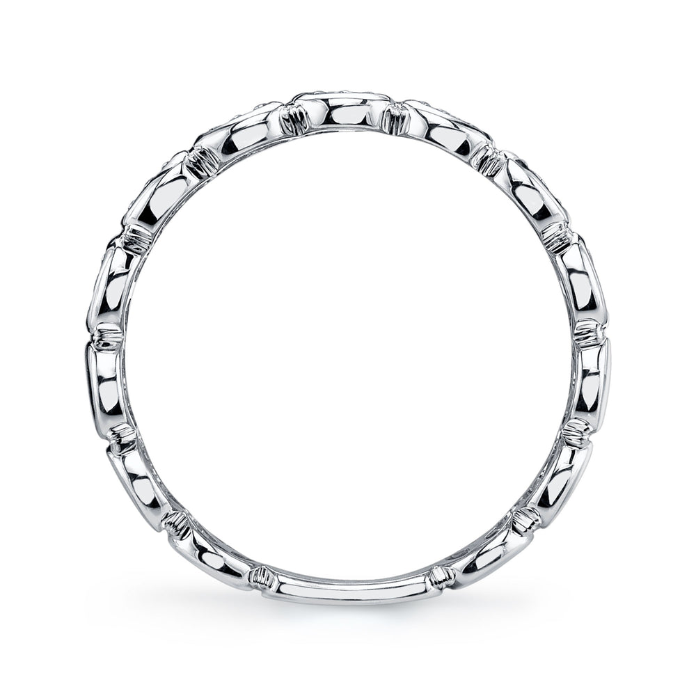 0.50Ct 14K W/G Diamond Baguette Band