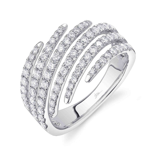 0.92Ct 14K W/G Diamond Lady's Ring