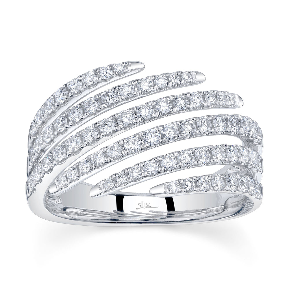 0.92Ct 14K W/G Diamond Lady's Ring