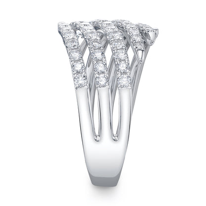 0.92Ct 14K W/G Diamond Lady's Ring