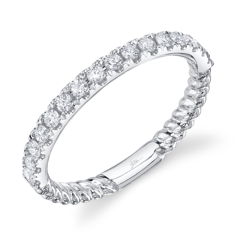 0.35Ct 14K W/G Diamond Lady's Band