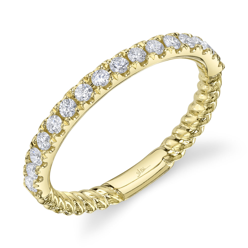 0.35Ct 14K Y/G Diamond Lady's Band