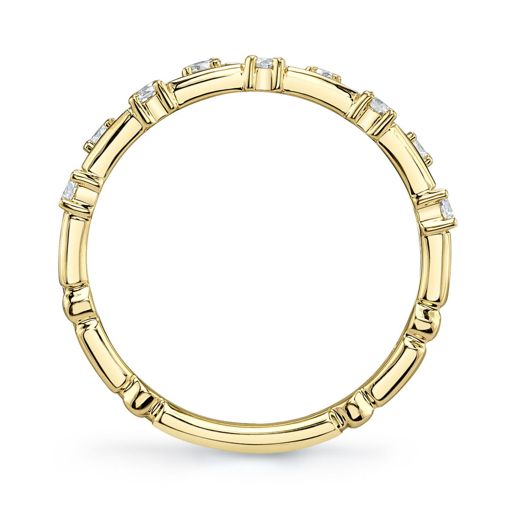 0.24Ct 14K Y/G Diamond Lady's Band