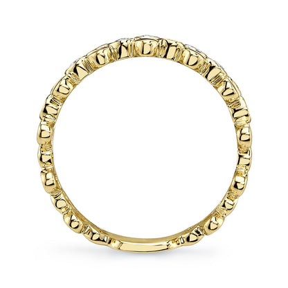 0.24Ct 14K Y/G Diamond Bezel Ring