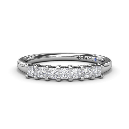 Princess Cut Diamond Wedding Band