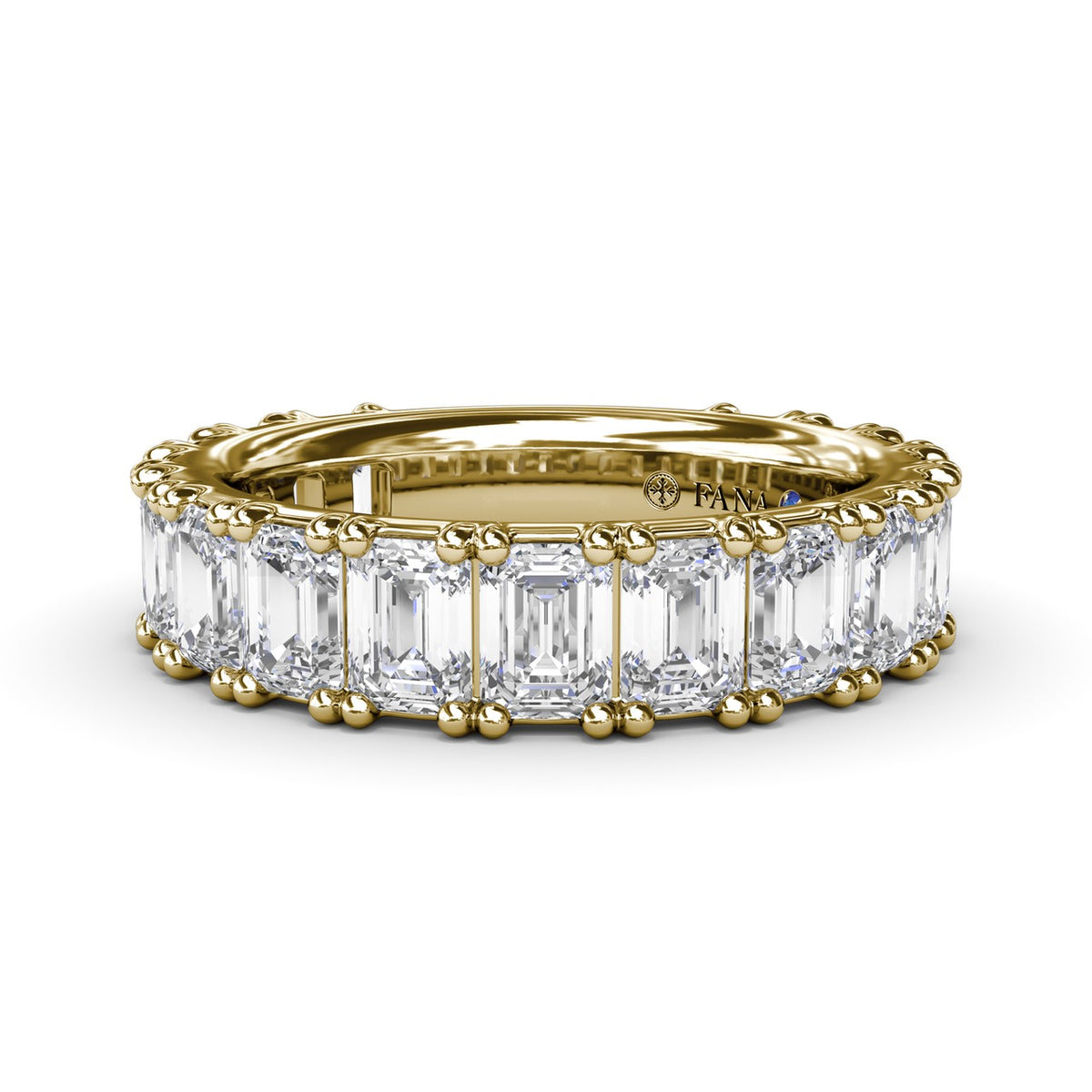 Emerald Cut Diamond Wedding Band