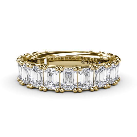 Emerald Cut Diamond Wedding Band