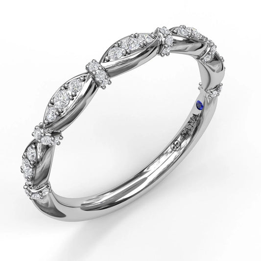 Prong Set  Marquise Band