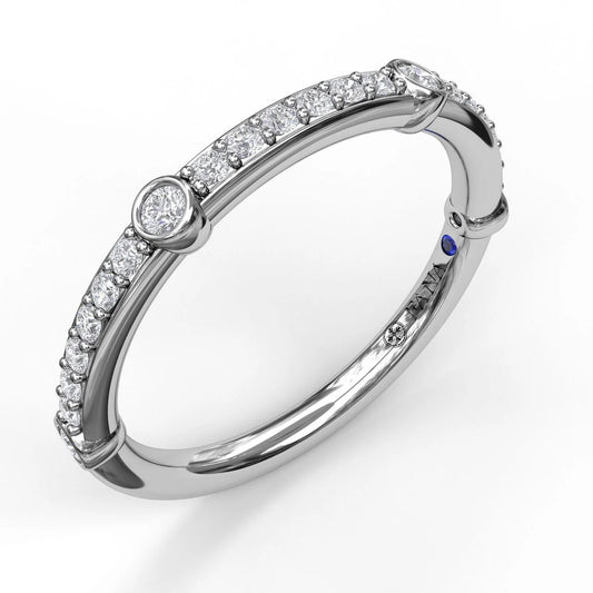 Bead Set  Band with Bezel Stations