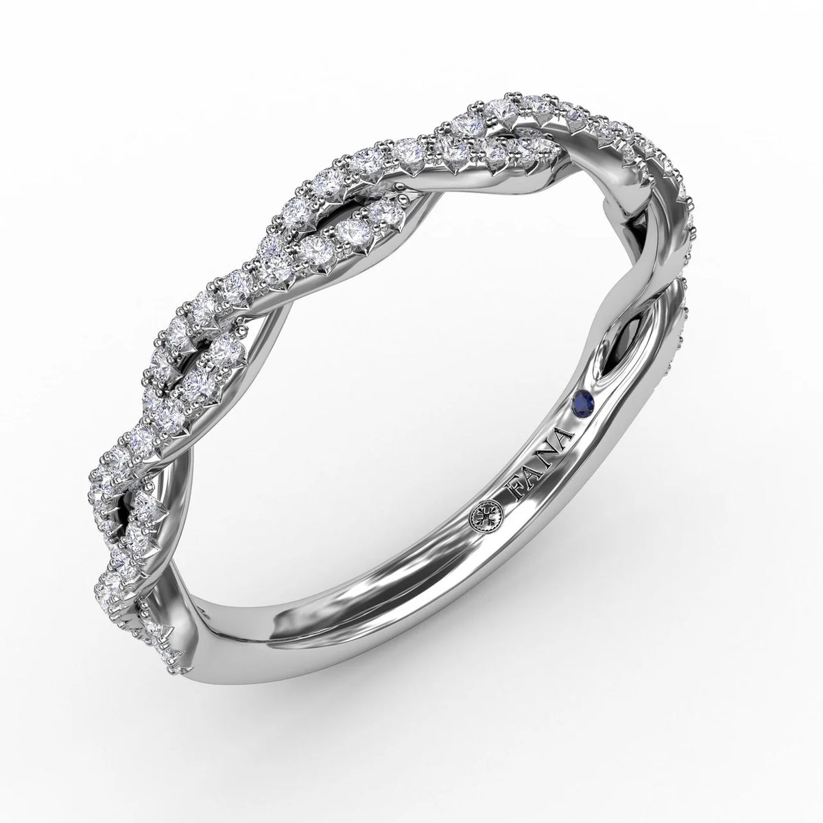 French Pave  Twist Band