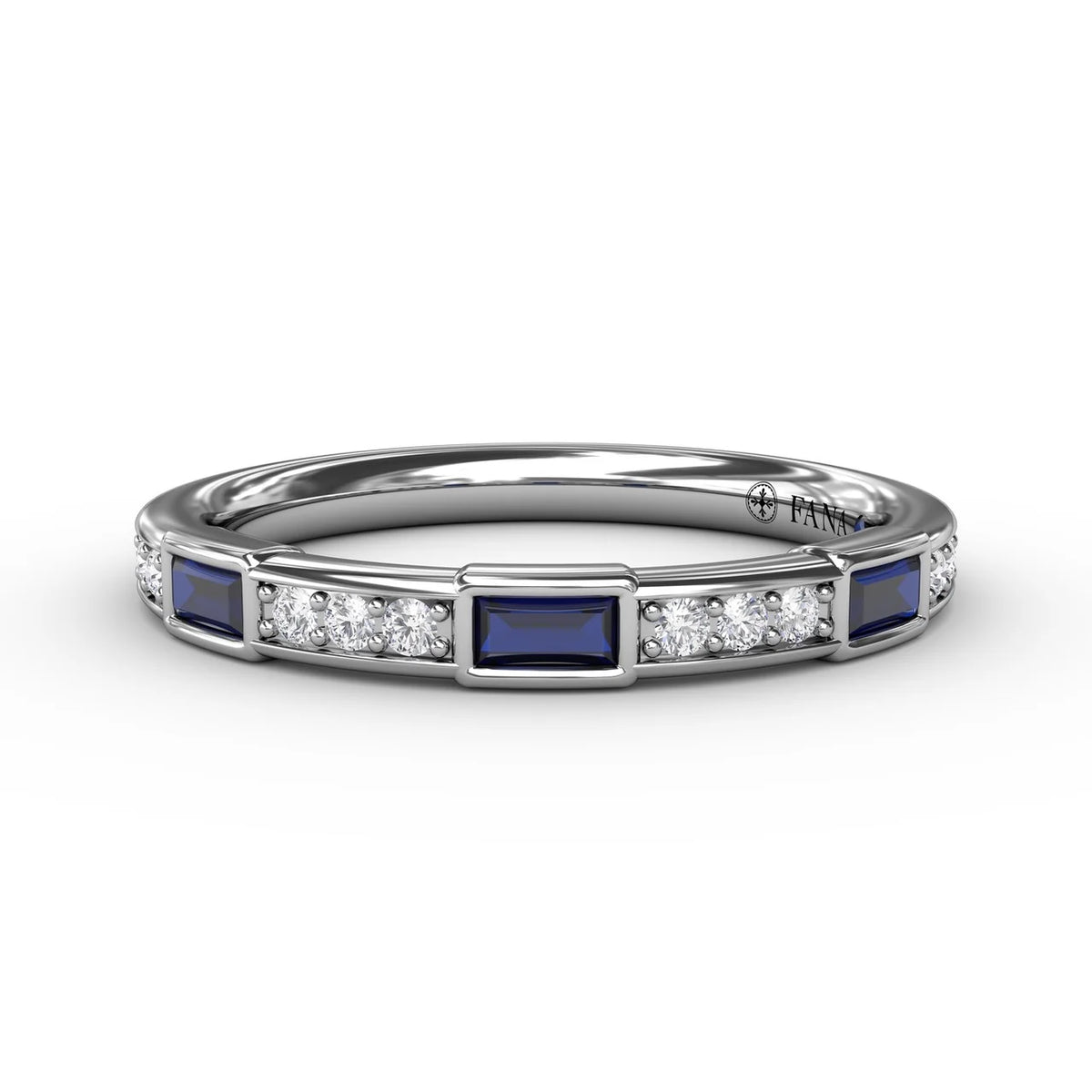 Sapphire Baguette and  Band