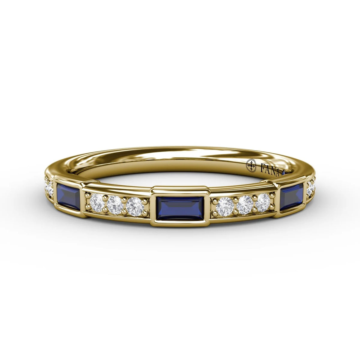 Sapphire Baguette and  Band