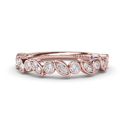 Multi-shaped Bezel Set  Band