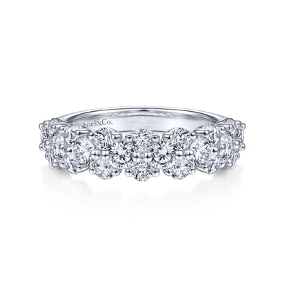14K White Gold Matching Wedding Band