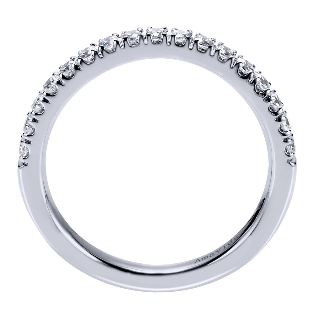 18K White Gold   Matching Wedding Band
