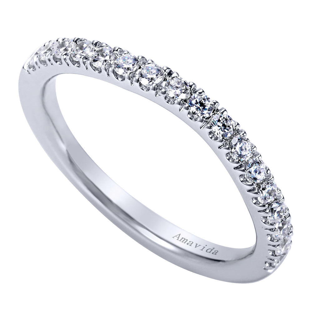 18K White Gold   Matching Wedding Band