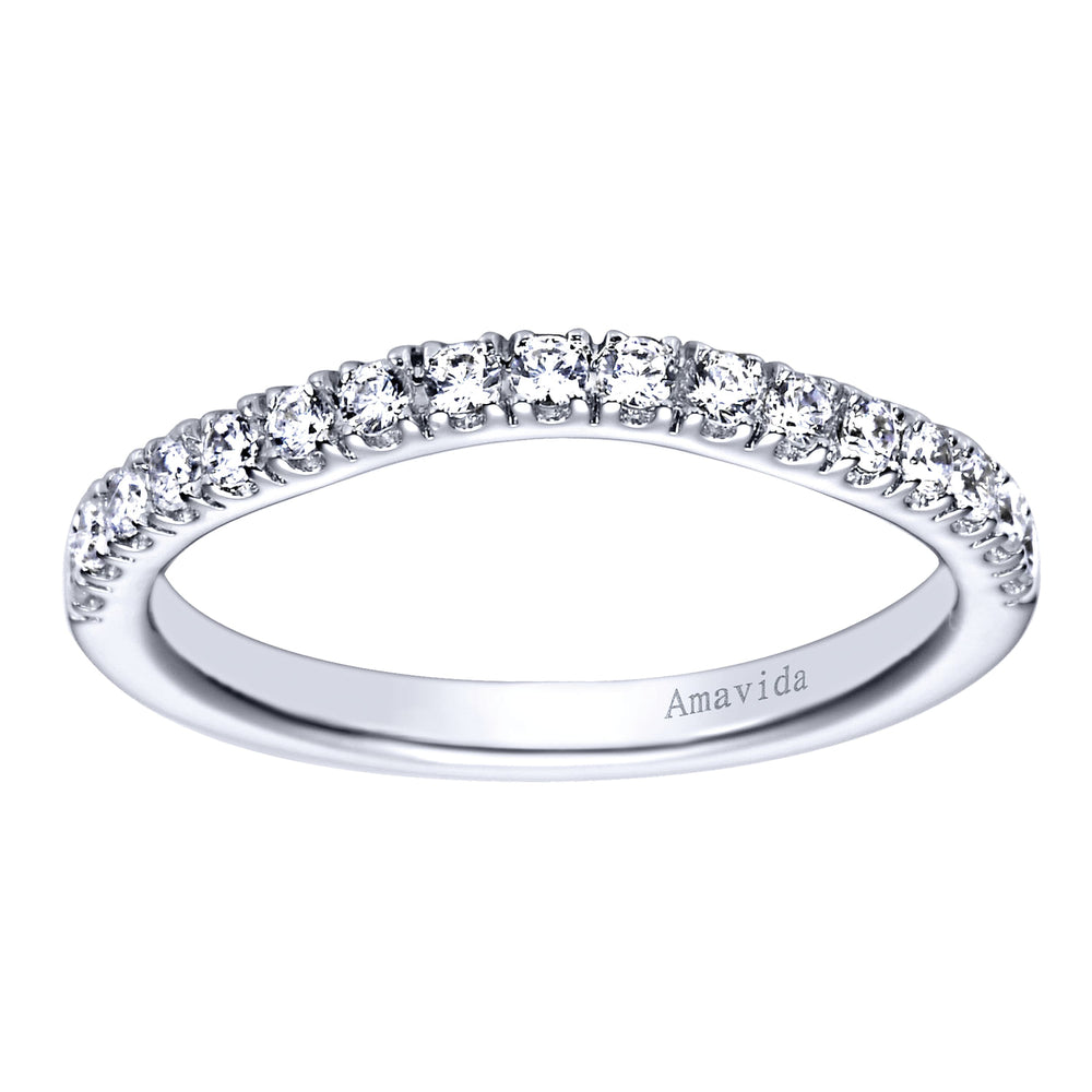 18K White Gold   Matching Wedding Band