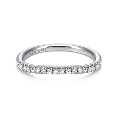 18K White Gold  Matching Wedding Band