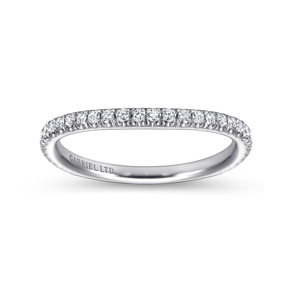 18K White Gold  Matching Wedding Band
