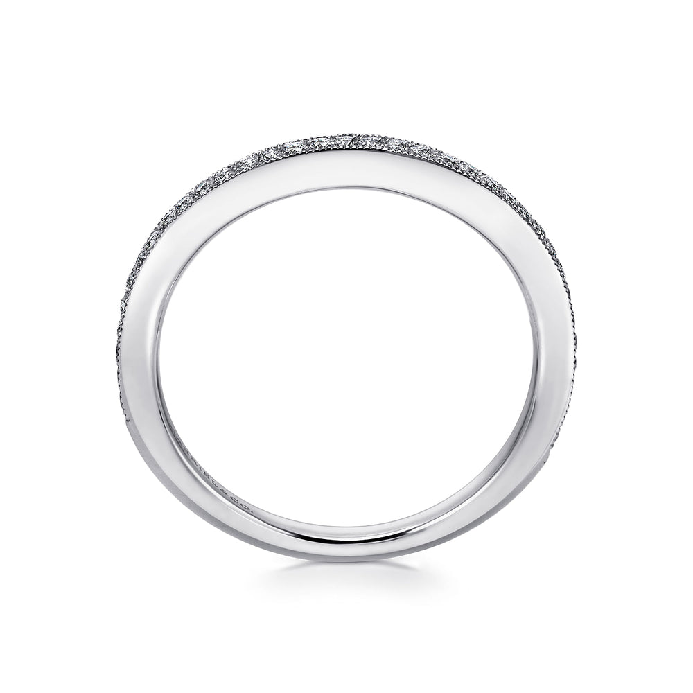 18K White Gold  Matching Wedding Band