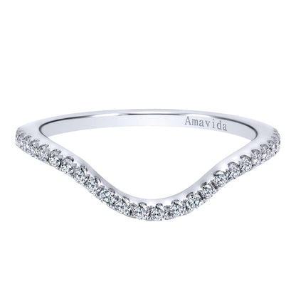 18K White Gold   Matching Wedding Band