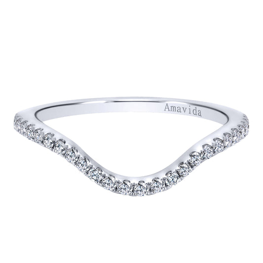 18K White Gold   Matching Wedding Band