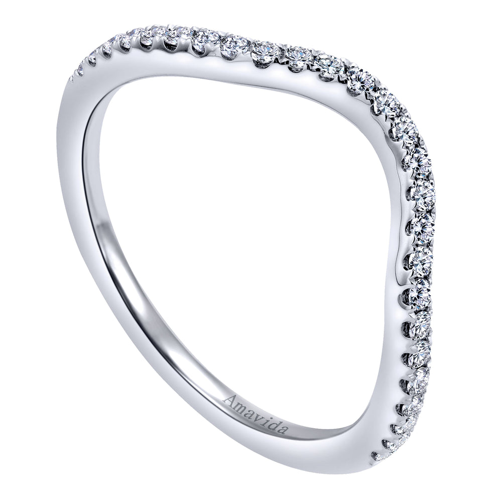 18K White Gold   Matching Wedding Band