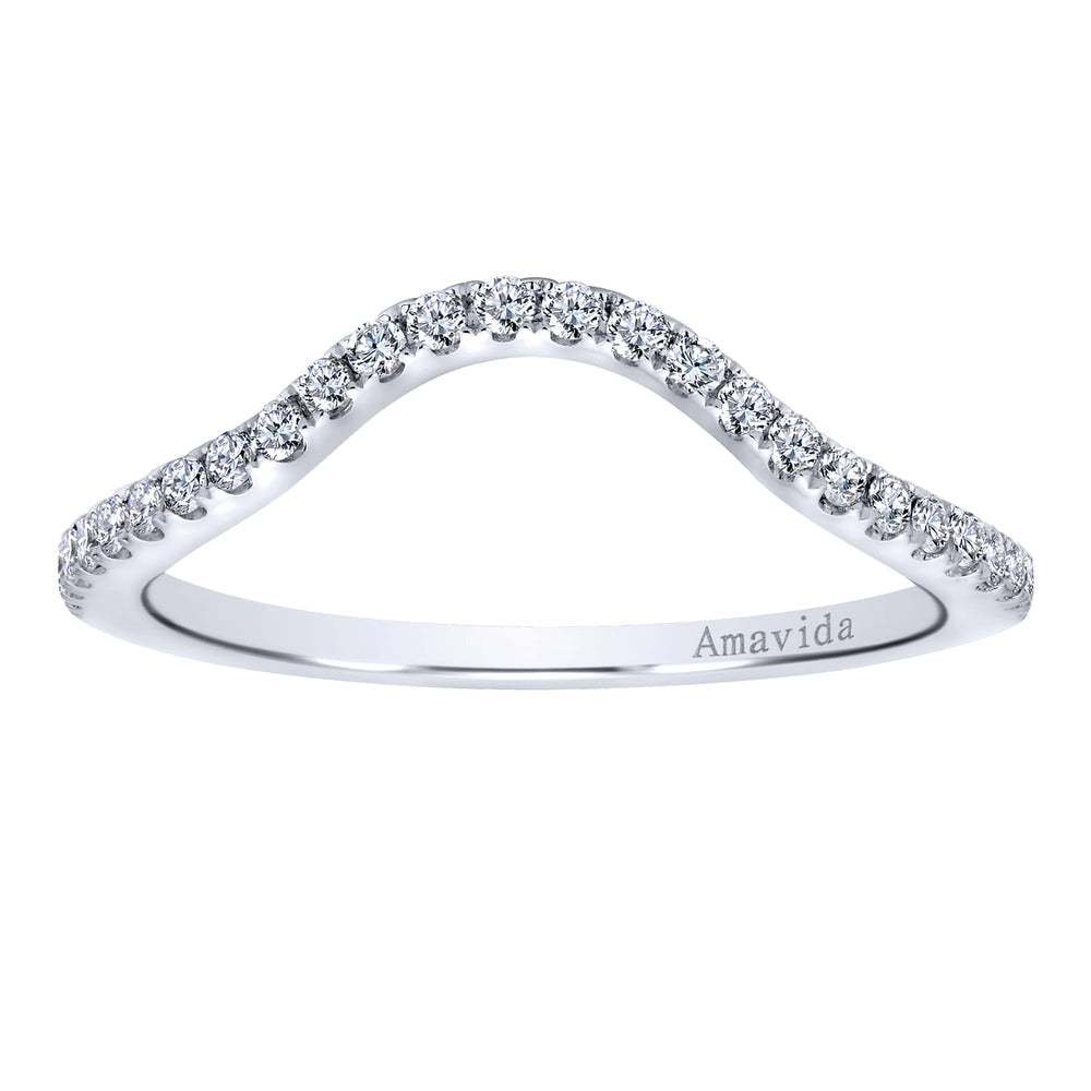 18K White Gold   Matching Wedding Band