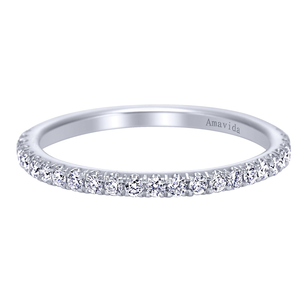 18K White Gold   Matching Wedding Band