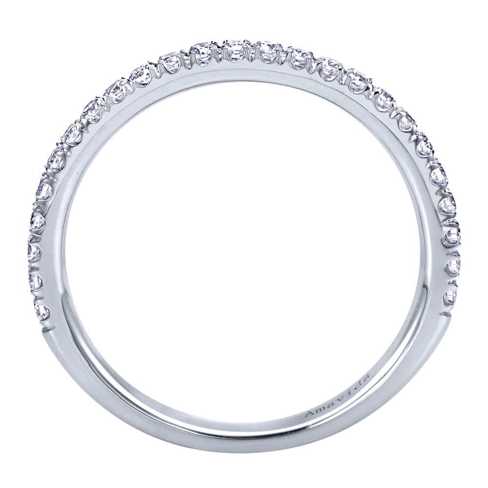 18K White Gold   Matching Wedding Band