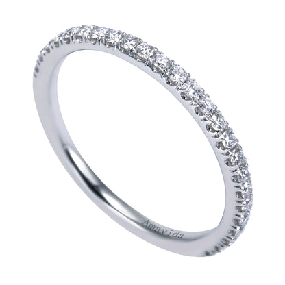 18K White Gold   Matching Wedding Band