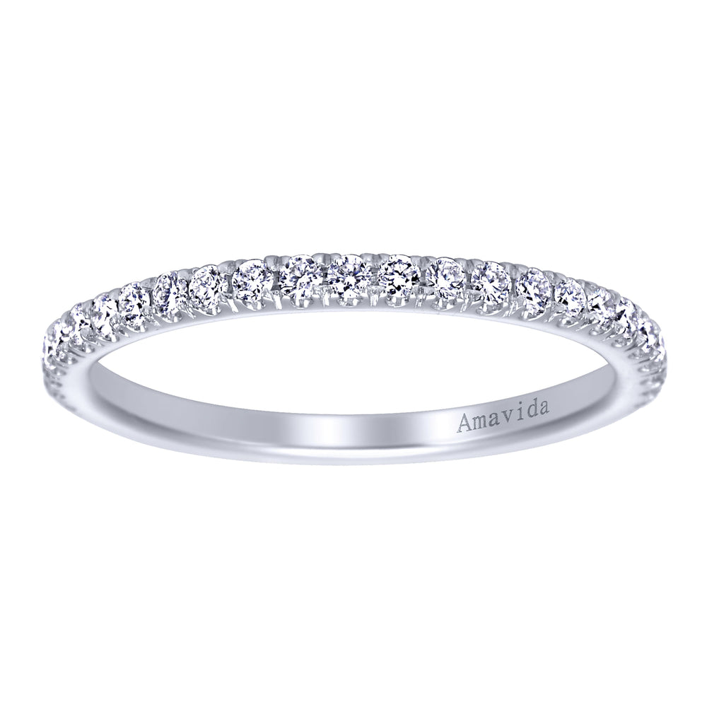 18K White Gold   Matching Wedding Band